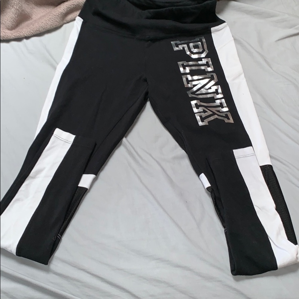 PINK HIGH WAISTED YOGA LEGGINGS